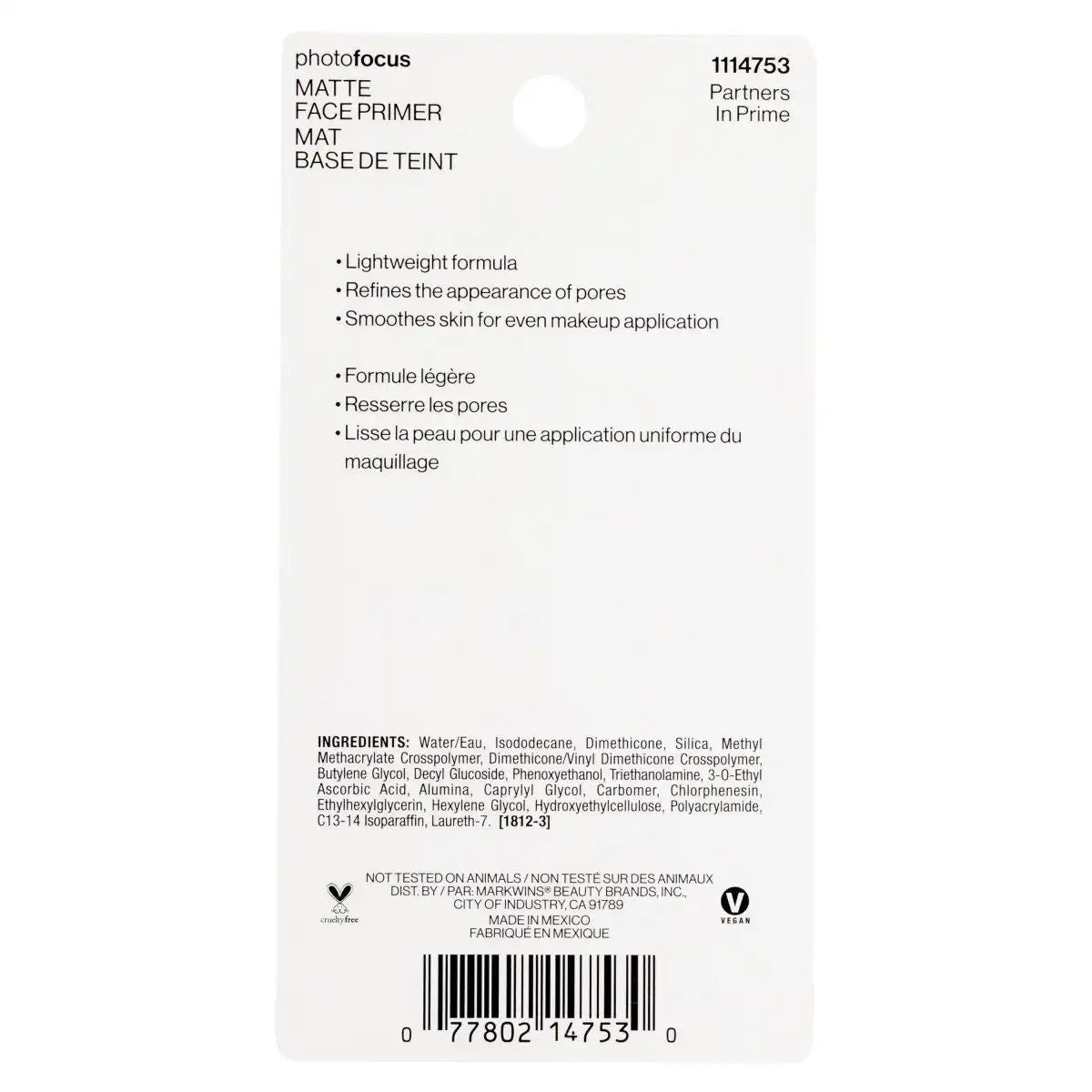 Photo Focus Matte Face Primer