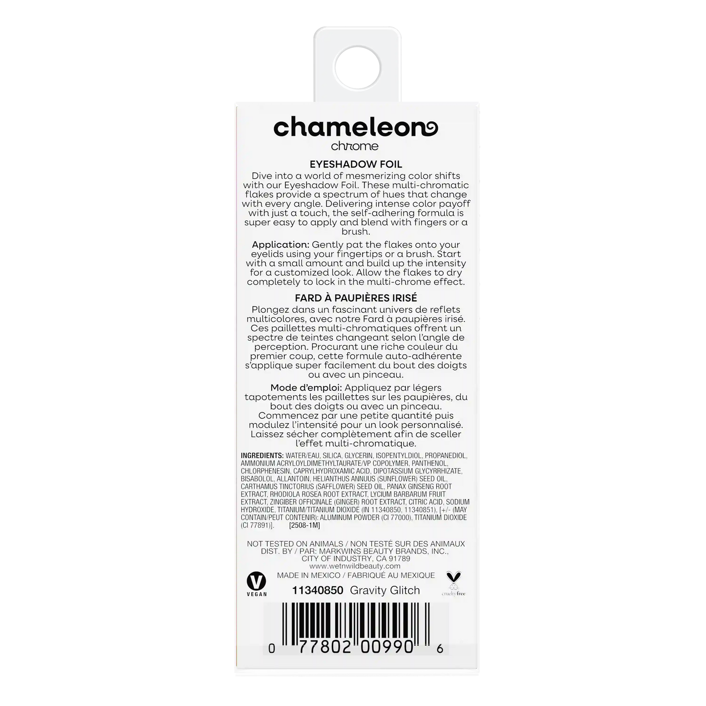 Chameleon Chrome Eyeshadow Foil | Gravity Glitch