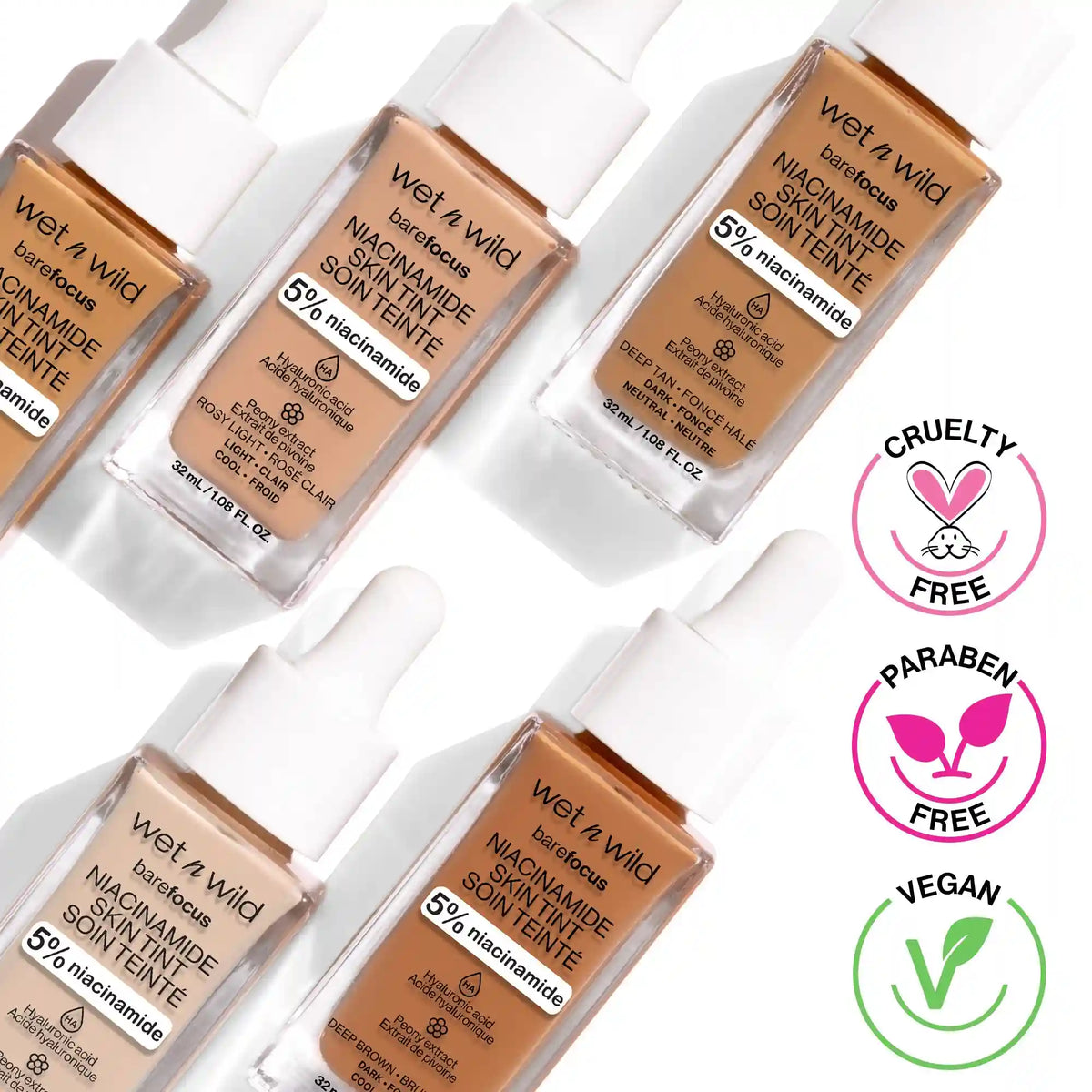 Bare Focus Niacinamide Skin Tint | Buff Bisque