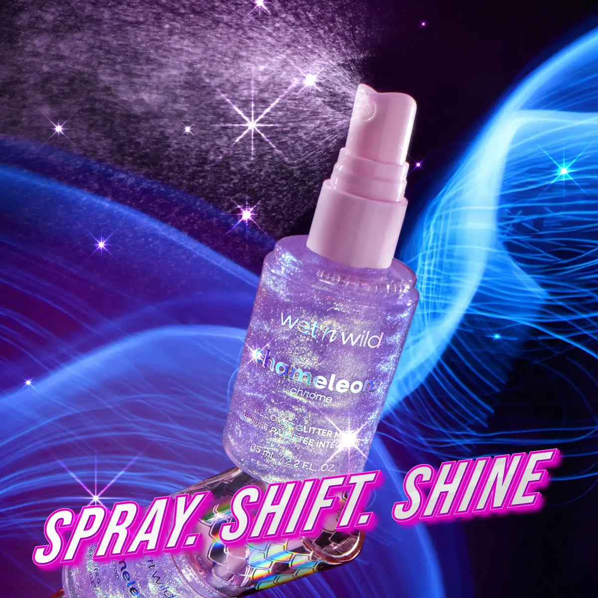 Chameleon Chrome All Over Glitter Mist | Milkier Way
