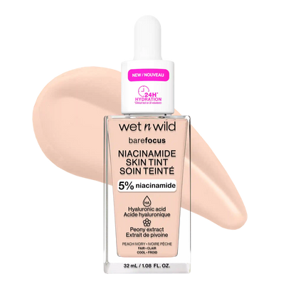 Bare Focus Niacinamide Skin Tint | Peach Ivory