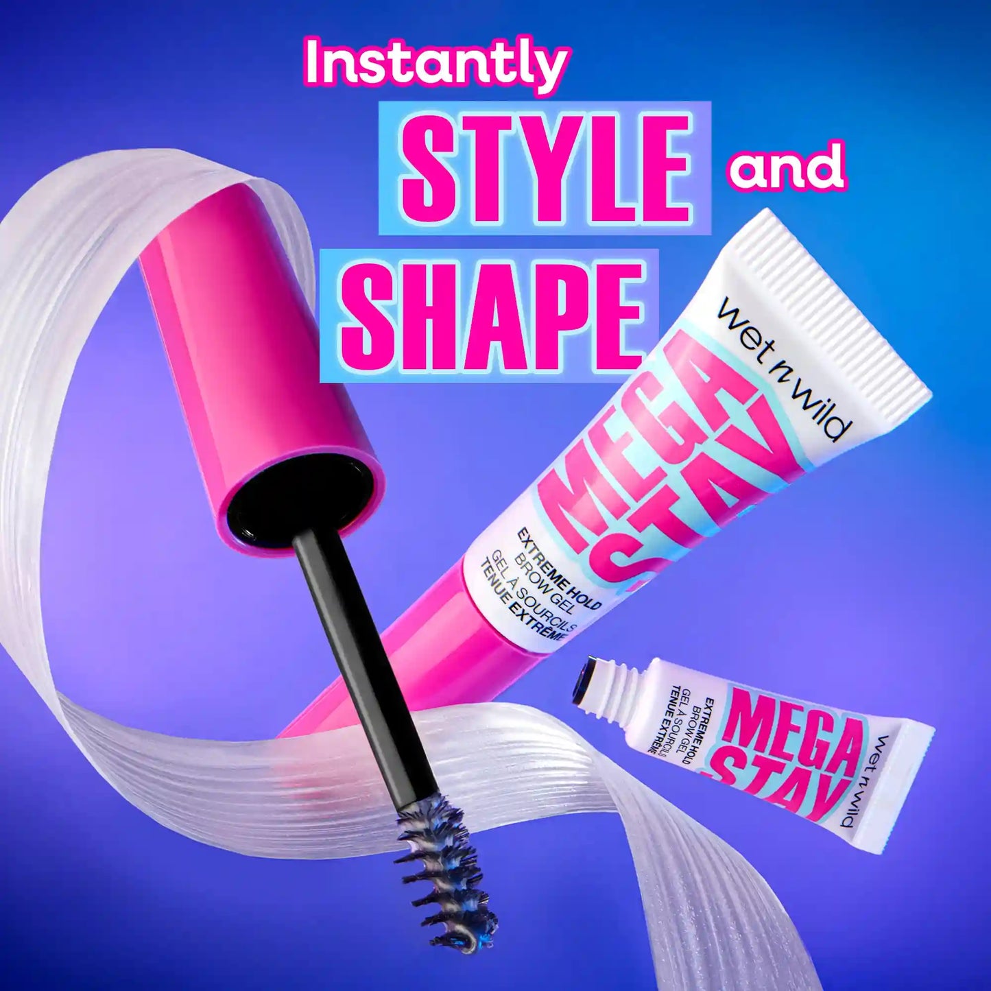 Mega Stay Extreme Hold Brow Gel | Clear