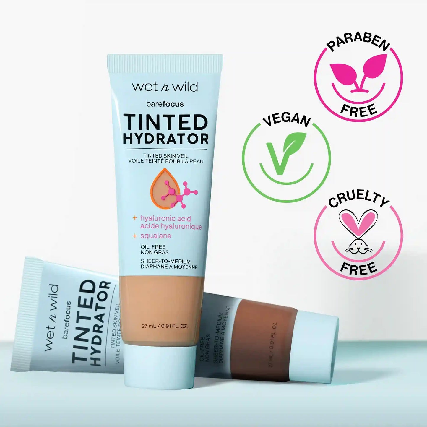 Bare Focus Tinted Hydrator Tinted Skin Veil | Medium Deep
