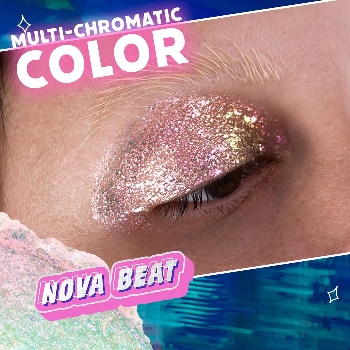 Chameleon Chrome Eyeshadow Foil | Nova Beat
