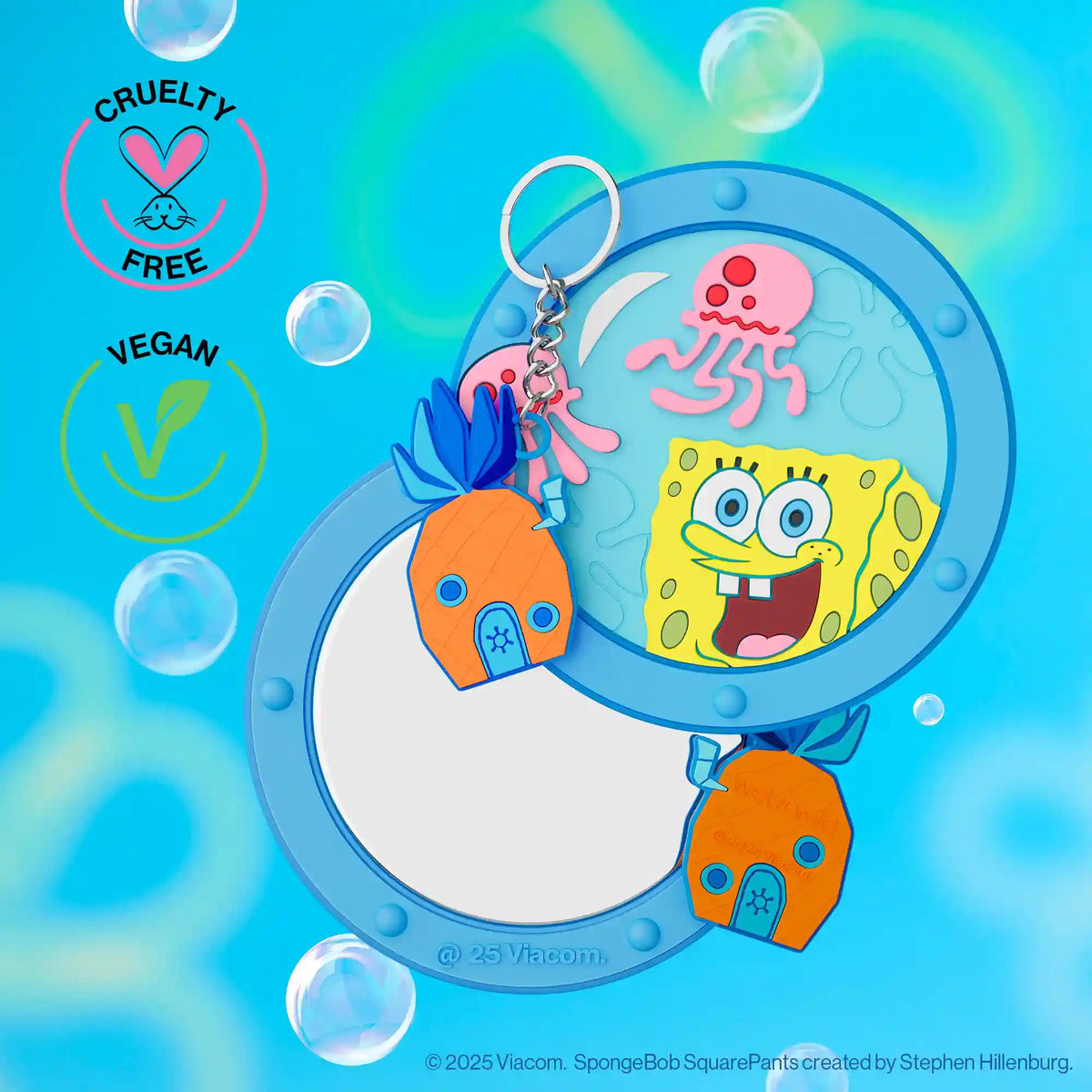 Always Looking Up Mirror and Keychain Set