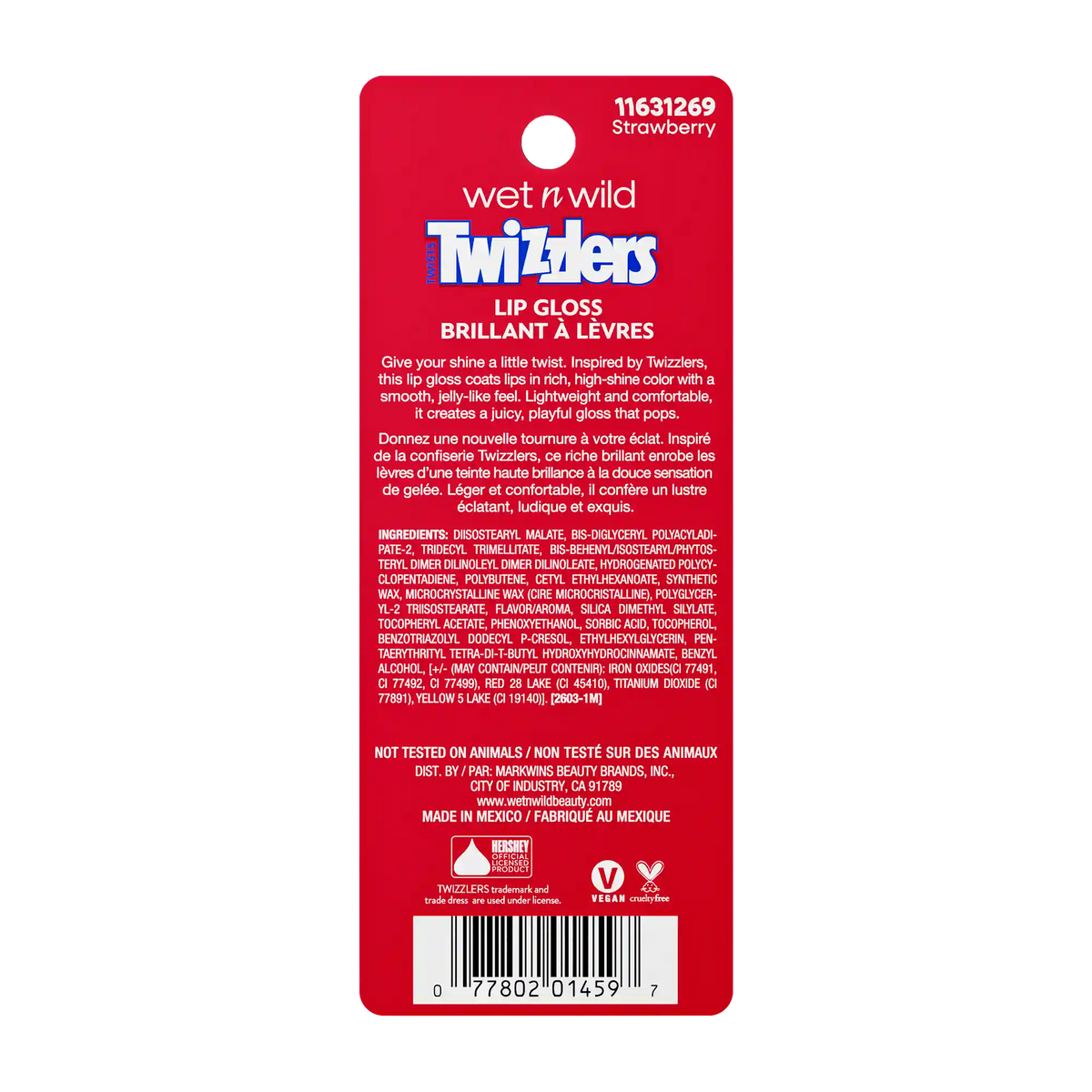 TWIZZLERS Lip Gloss | Strawberry