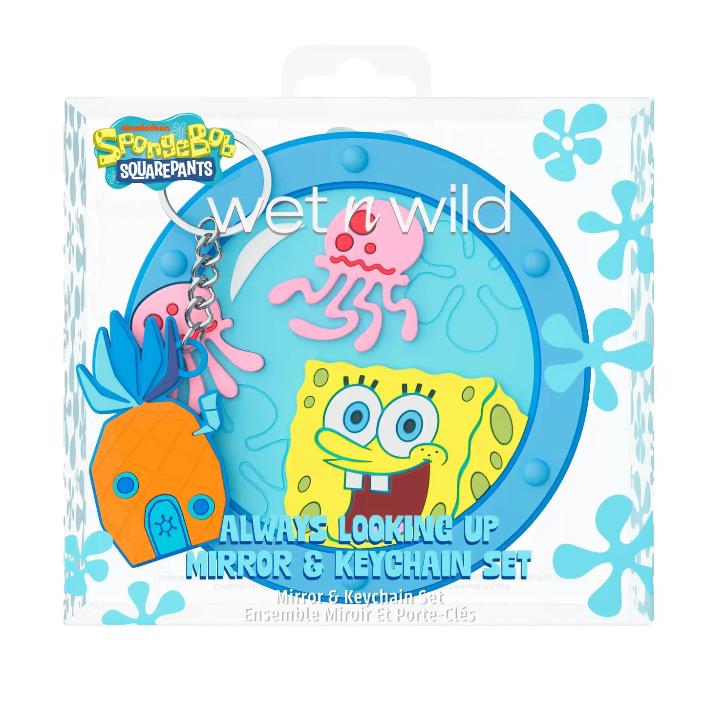 Always Looking Up Mirror and Keychain Set