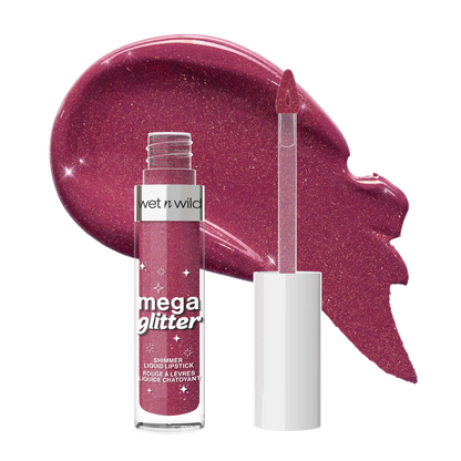Mega Glitter Shimmer Liquid Lipstick | Pink Future