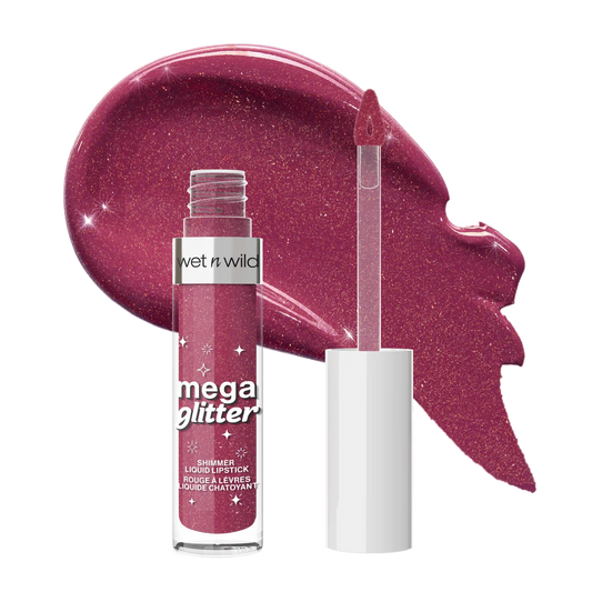 Mega Glitter Shimmer Liquid Lipstick | Pink Future