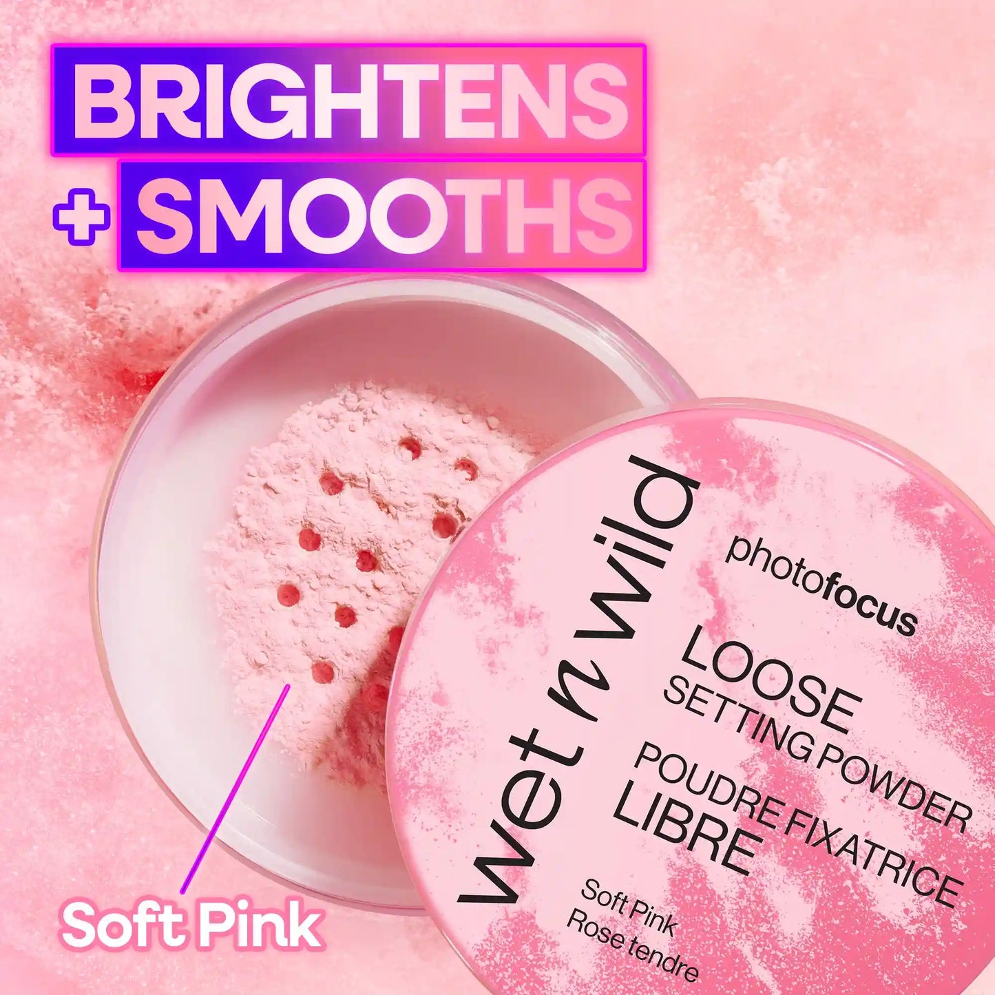 Photo Focus Loose Setting Powder | Soft Pink