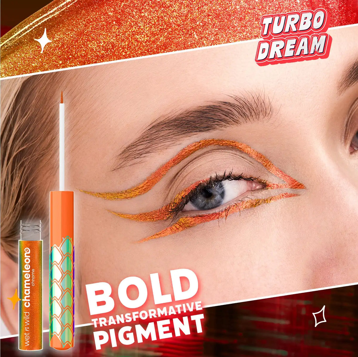Chameleon Chrome Liquid Eyeliner | Turbo Dream