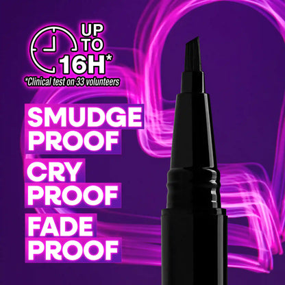 Breakup Proof Wing Out Waterproof Liquid Eyeliner | Ultra Black