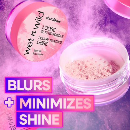 Photo Focus Loose Setting Powder | Soft Pink