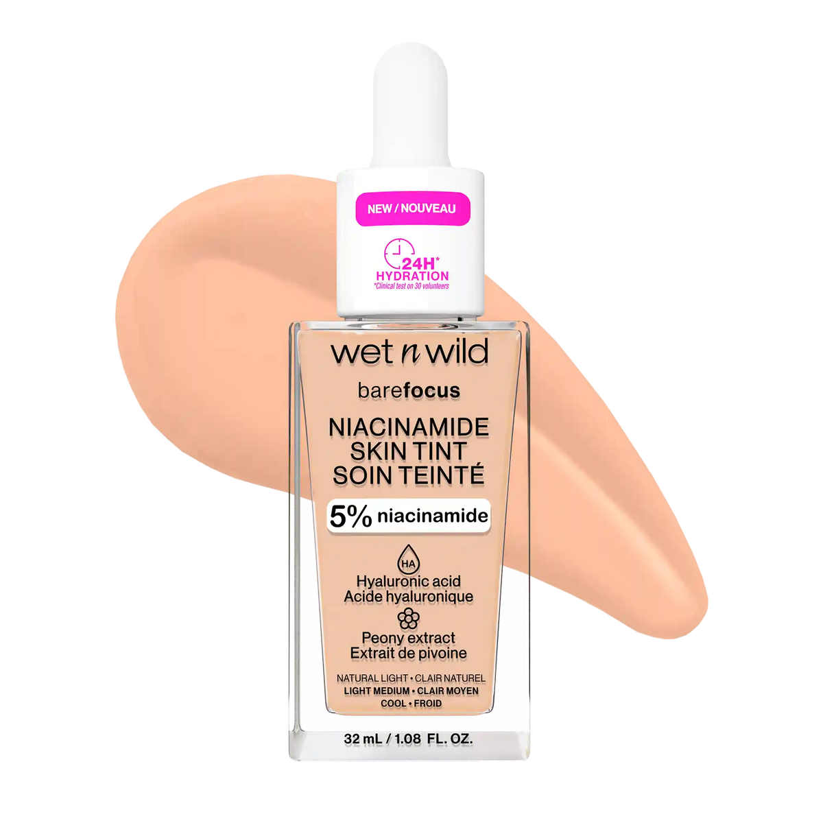 Bare Focus Niacinamide Skin Tint | Natural Light