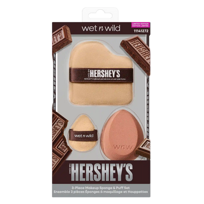 3-Piece Makeup Sponge and Puff Set