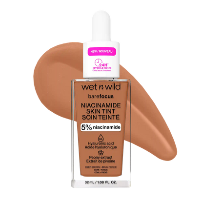 Bare Focus Niacinamide Skin Tint | Deep Brown