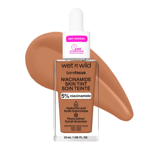 Bare Focus Niacinamide Skin Tint | Deep Brown