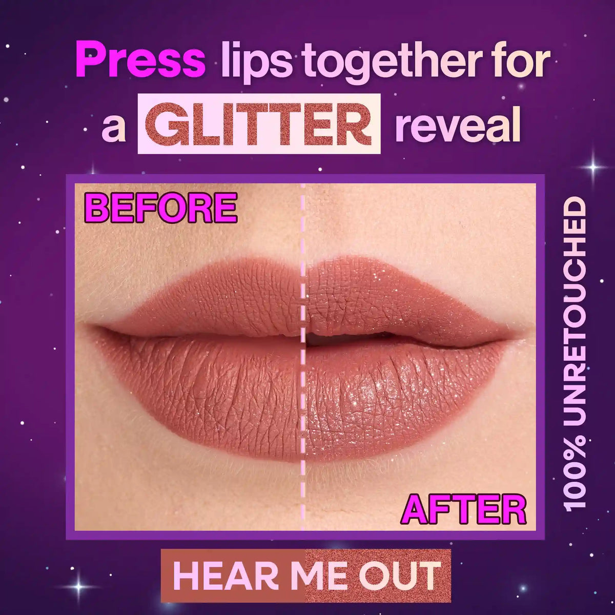 Mega Glitter Shimmer Liquid Lipstick | Hear Me Out