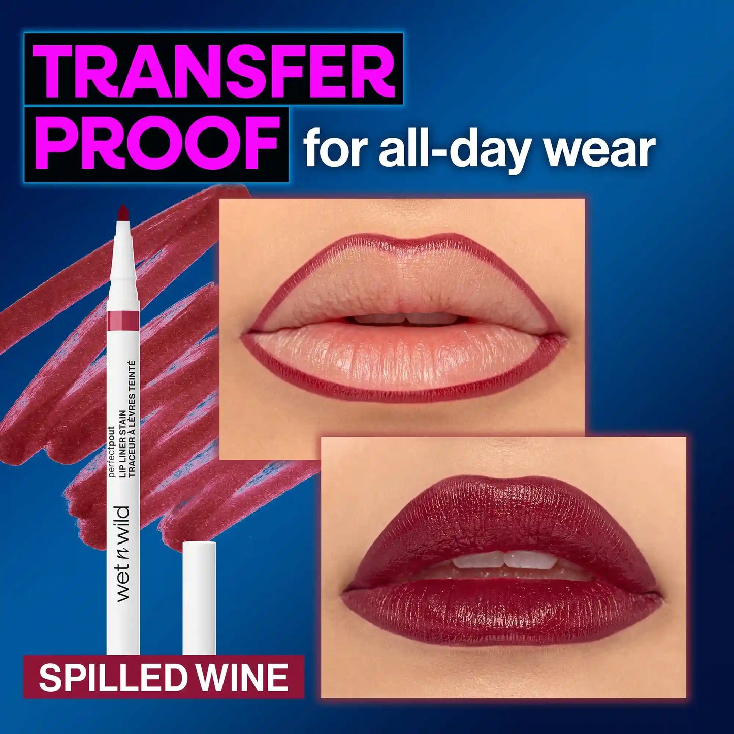 Perfect Pout Lip Liner Stain | Spilled Wine