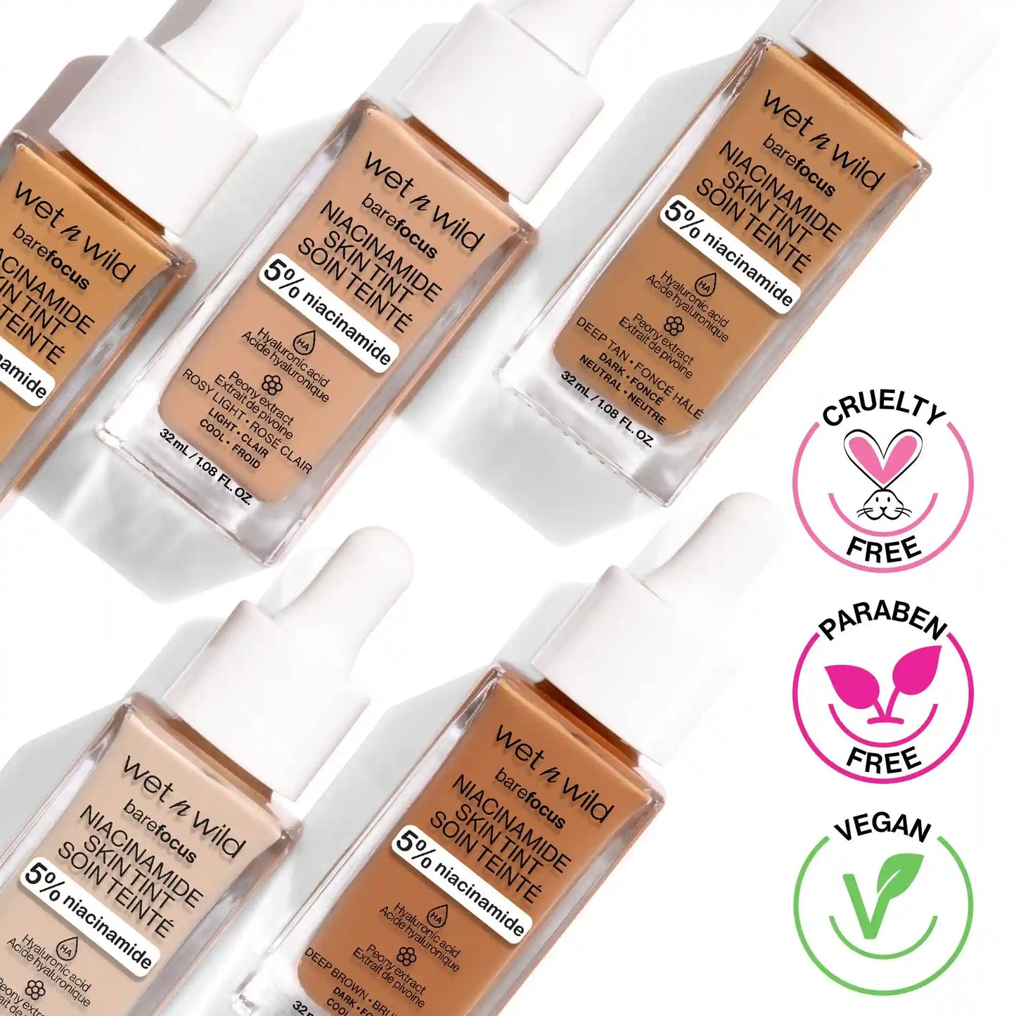 Bare Focus Niacinamide Skin Tint | Buff