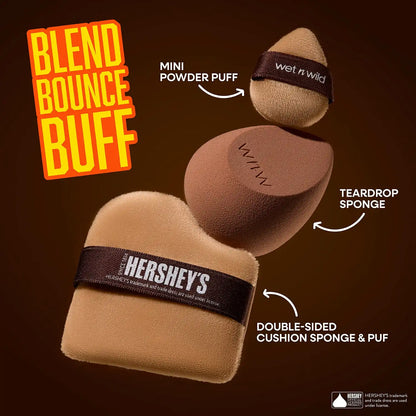 3-Piece Makeup Sponge and Puff Set